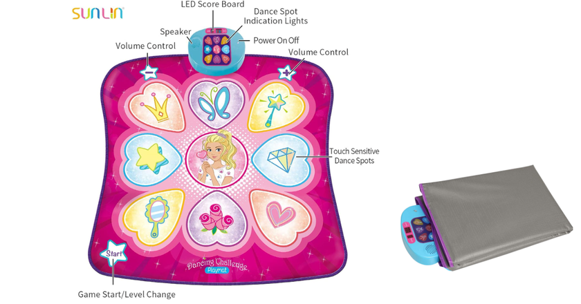 Rodzon Dance Mat mejores alfombras de baile para niños