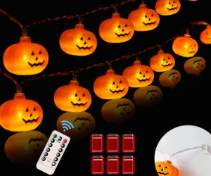 Luces de Halloween Luces LED de calabaza KPCB