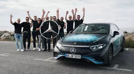 El Mercedes-Benz EQS con una batería de estado sólido ha recorrido 1,205 kilómetros con una sola carga