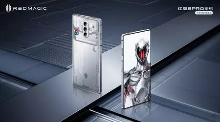 nubia Red Magic 8 Pro y Red Magic Pro+ se vuelven transparentes - Se presenta Deuterium Front Transparent Silver Wing