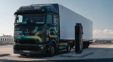 El camión eléctrico Mercedes eActros 600 aspira a un récord Guinness