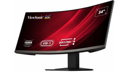 ViewSonic VG3419C - Monitor de juegos UWQHD curvo con frecuencia de imagen de 120 Hz y radio de curvatura de 1500 R