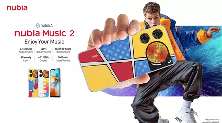 ZTE ha presentado un nuevo smartphone musical Nubia Music 2 con tres altavoces de banda ancha y compatibilidad con DTS:X Ultra