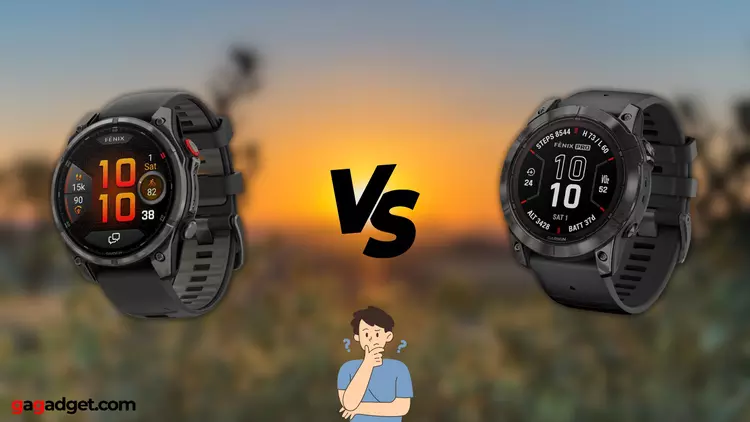 Garmin fēnix 8 Pro vs fēnix ...
