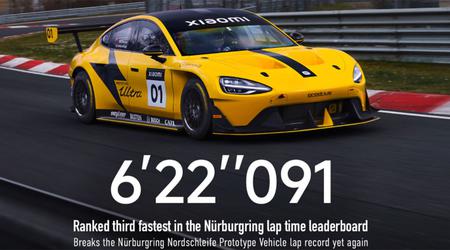 Xiaomi ha roto su récord en Nürburgring nuevamente y ha lanzado una edición limitada del sedán SU7 Ultra