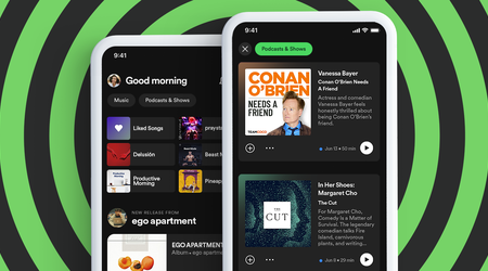 Spotify tiene una pantalla de inicio rediseñada con secciones separadas para música y podcasts