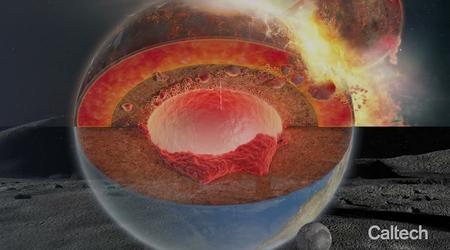 Trozos gigantescos del antiguo planeta Theia, que ayudó a crear la Luna, flotan en el interior de la Tierra