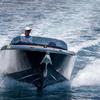 Barco deportivo Frauscher x Porsche 850 Fantom en la carrera