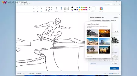 Microsoft Paint para Windows 11 añadirá algoritmos de inteligencia artificial para la manipulación de imágenes