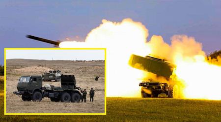 HIMARS destruyó un sistema de cohetes de lanzamiento múltiple ruso 2B26 Grad-K poco común