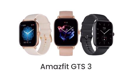 Oferta por tiempo limitado: Amazfit GTS 3 en Amazon con un descuento de 30 dólares