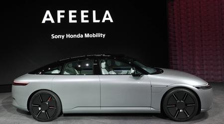Sony mostró un prototipo del coche Afeela, que aparecerá en 2026