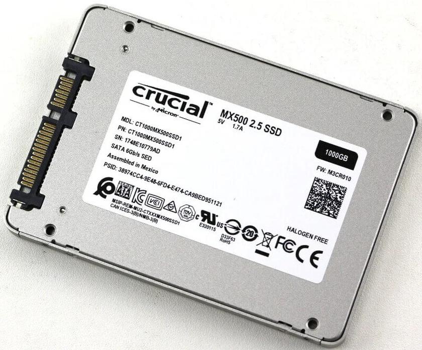 Crucial MX500 disco duro larga duración