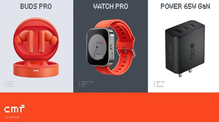CMF Buds Pro, CMF Watch Pro y CMF Power 65W GaN debutan en el mercado mundial