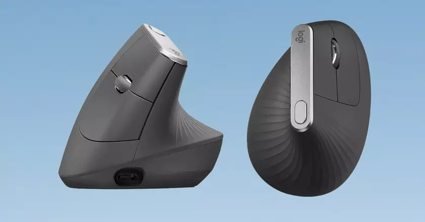 Logitech MX Vertical ratón inalámbrico ergonómico