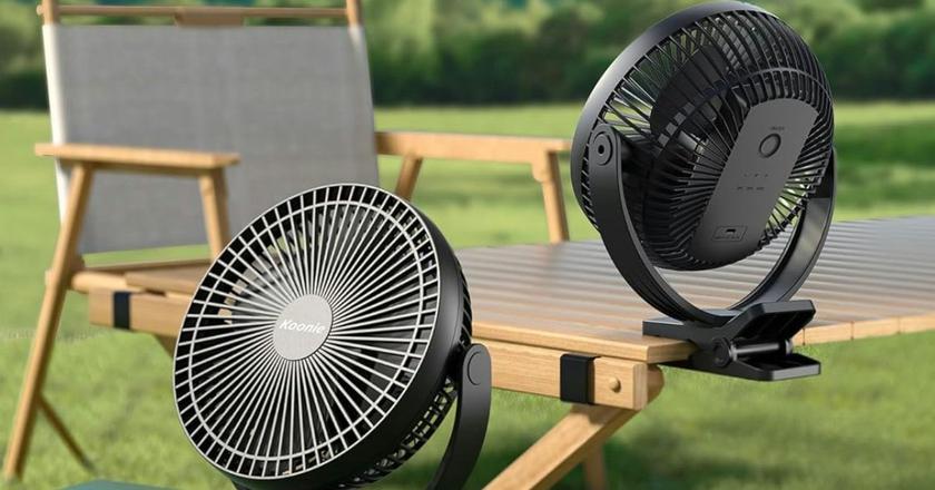 Koonie ventilador a batería para carrito de golf