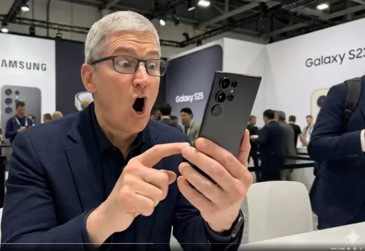 Tim Cook elogia el Samsung Galaxy ...