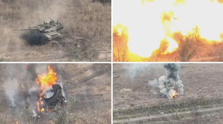 Las Fuerzas Armadas ucranianas demostraron la destrucción más espectacular de un tanque ruso modernizado T-90M "Breakthrough" valorado en hasta 4,5 millones de dólares.