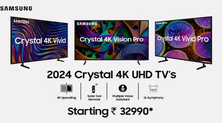Samsung lanza la gama de televisores Crystal 4K en la India para 2024