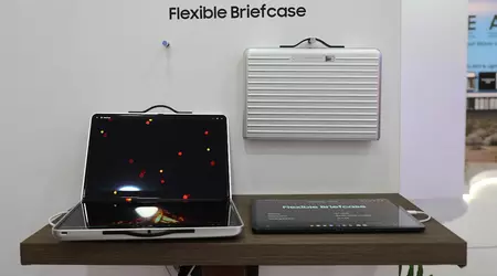 Samsung ha desvelado un concepto de pantalla OLED plegable inusual con alta resolución y brillo de hasta 5000 nits