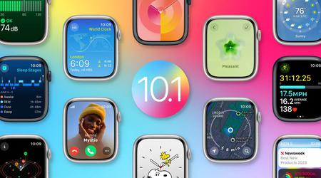 Apple lanzó watchOS 10.1 con la funcionalidad Double Tap y NameDrop