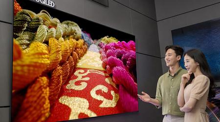 Samsung presentó un televisor inteligente QN100B Neo QLED TV de 98 pulgadas con pantalla 4K a 120 Hz y 20 mm de grosor por 32.000 dólares
