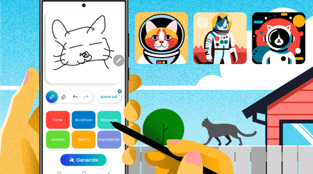 La función Sketch to Image actualizada para los smartphones Samsung Galaxy S25 permitirá dibujar con indicaciones de voz y texto