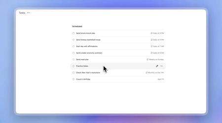 ChatGPT ahora te ayuda a programar tareas y crear recordatorios