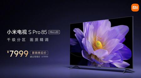 Xiaomi TV S Pro 85 - gran Mini LED TV con 4K ULTRA HD, 144Hz y soporte HDMI 2.1 a un precio de $1100