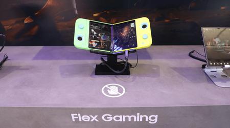 Samsung ha revelado un concepto de consola Flex Gaming que se dobla por la mitad