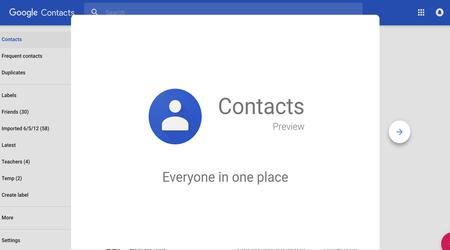 La actualización de Google Contacts facilita la creación de nuevos registros