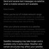 Configurar mensajes de texto vía satélite en el Galaxy S24 Ultra