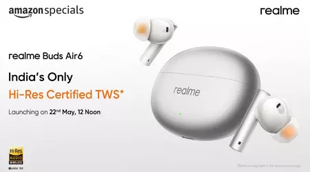 Los auriculares TWS realme Buds Air 6 con ANC y soporte LHDC debutarán en el lanzamiento mundial de realme GT 6T