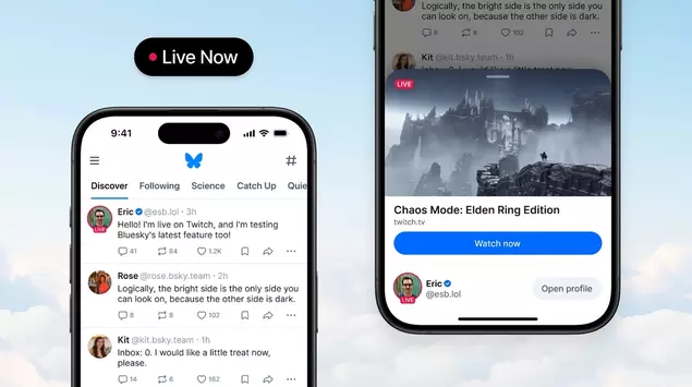 Bluesky ha hecho Live Now disponible ...