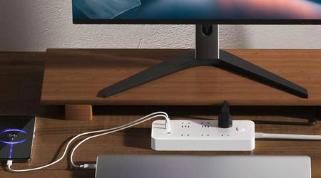 Xiaomi ha presentado un protector contra sobretensiones con enchufes, puertos USB y 67 W de potencia por 14 dólares
