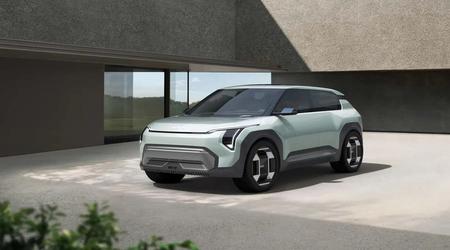 Nuevo coche eléctrico Kia EV2 visto en las calles de Corea