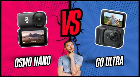 DJI Osmo Nano vs Insta360 GO Ultra: Comparativa