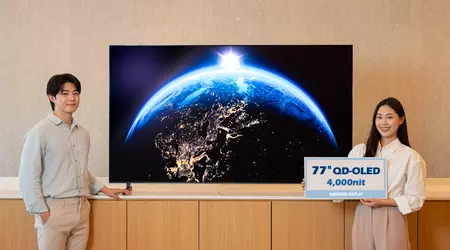 Samsung ha presentado un nuevo panel QD-OLED para televisores con un brillo máximo de 4.000 nits.
