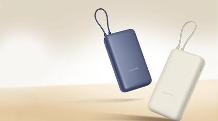 Xiaomi presenta la Power Bank 20K con cable integrado: carga para tres dispositivos a la vez