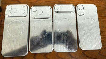Un insider ha filtrado una foto de las carcasas de todos los modelos de iPhone 17 con las dimensiones exactas de las carcasas