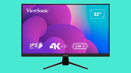 ViewSonic VX3267U: monitor IPS 4K de 32 pulgadas compatible con Power Delivery de 65 W 