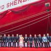 Buque BYD Shenzhen con automóviles a bordo