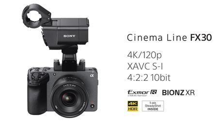 Sony FX30 - Cámara sin espejo de 26 MP con 4K@60FPS a 1800 dólares