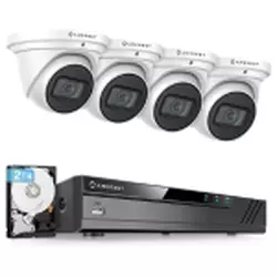Sistema de cámaras de seguridad POE Amcrest 4K
