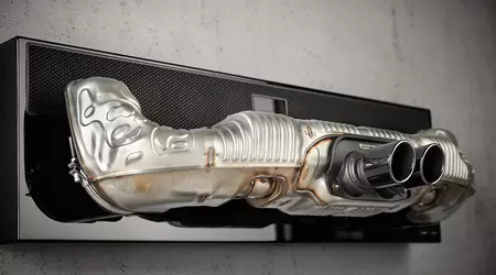 Porsche Design fabricó un altavoz musical con un tubo de escape del Porsche 992 GT3 y lo venderá por 12.000 dólares