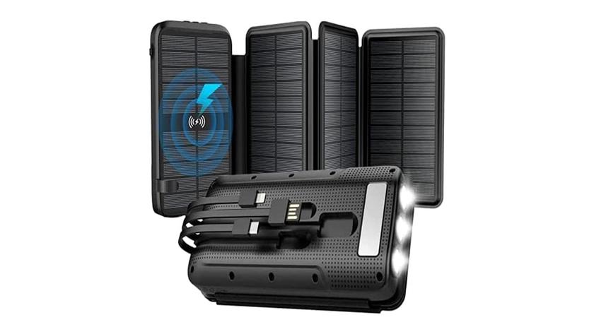 Superallure power bank con panel solar