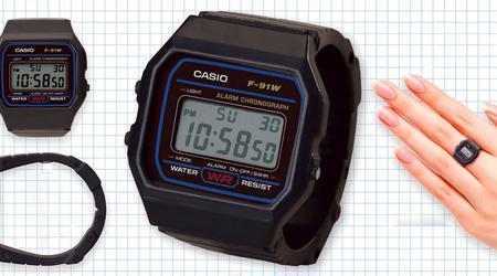 Casio lanza una colección de mini relojes en forma de anillos