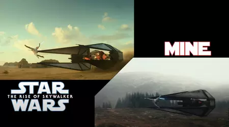 Un fan de Star Wars recrea el salto de Rey alrededor del Tie Whisper sin presupuesto de Hollywood (vídeo)