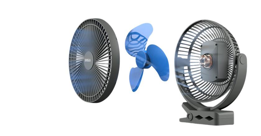 ventilador con clip para carrito de golf Xasla