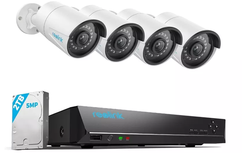 REOLINK 8CH 5MP mejor sistema cámaras PoE